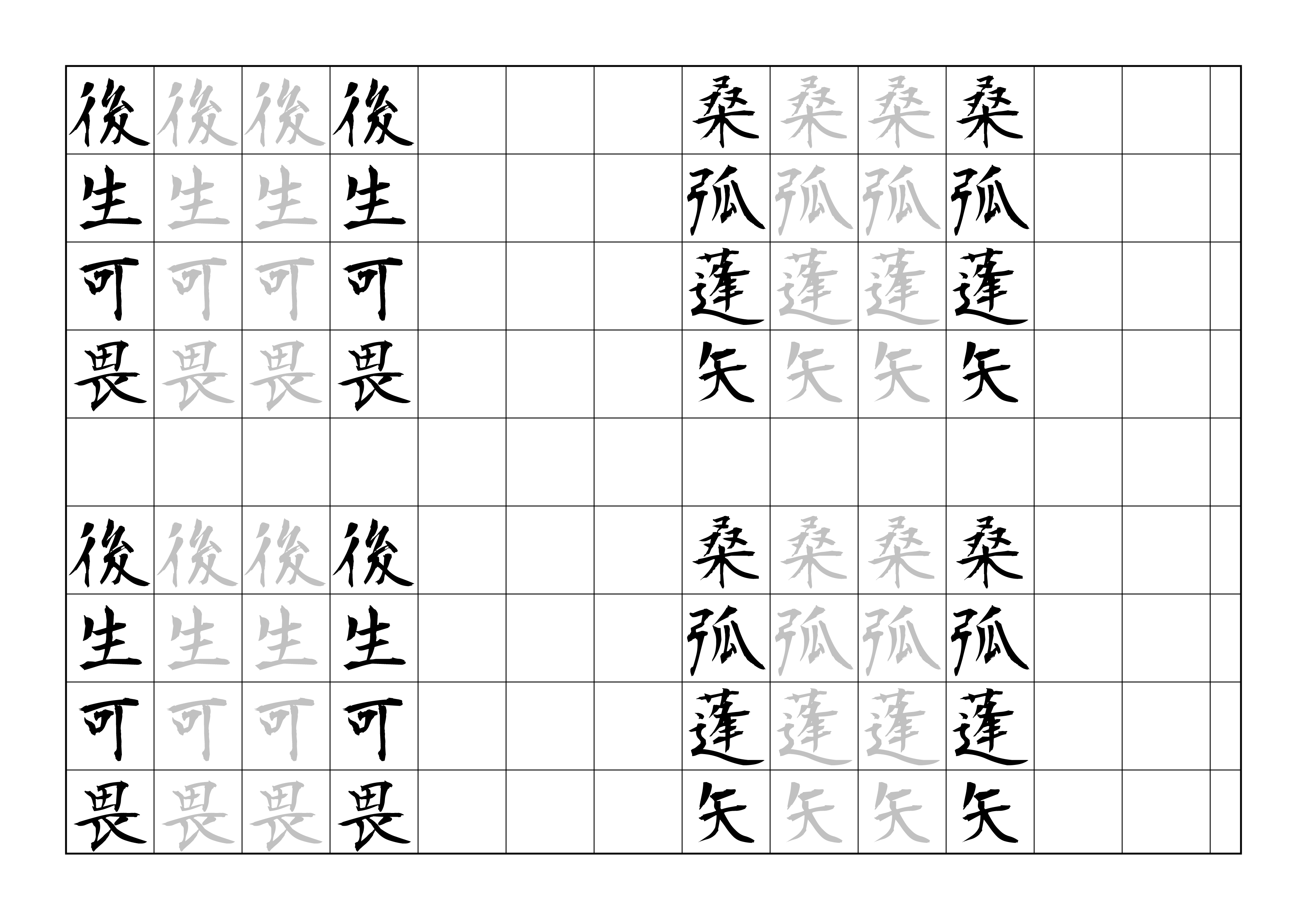 口 偏 の 漢字